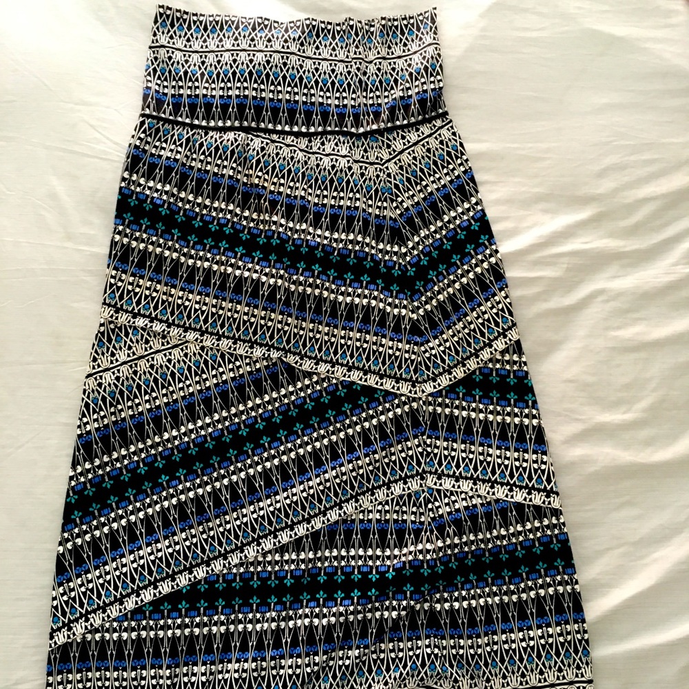 Long strapless dress